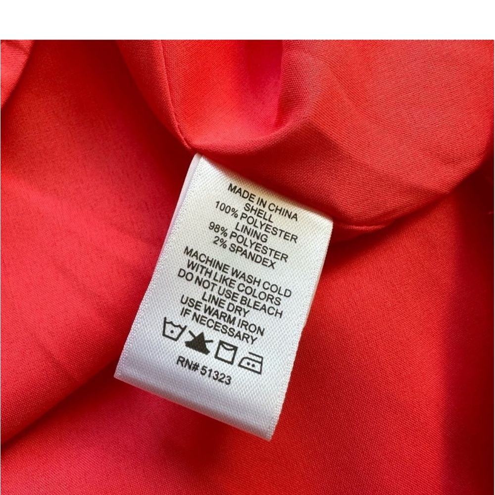 Cece Stylish Coral Dress size 6 - Picture 7 of 7